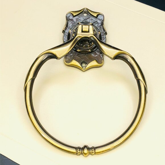 Vintage 70s Amerock Carriage House Hand Towel Ring Holder: Wall Mount- Bathroom - Picture 4 of 11
